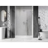 Mexen Lunar-B drzwi prysznicowe uchylne lewe 125 cm, transparent, chrom - 832S-125-050-01-00-L