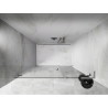 Mexen Lunar-B L drzwi prysznicowe uchylne lewe 135 cm, transparent, chrom - 832SL-135-050-01-00-L