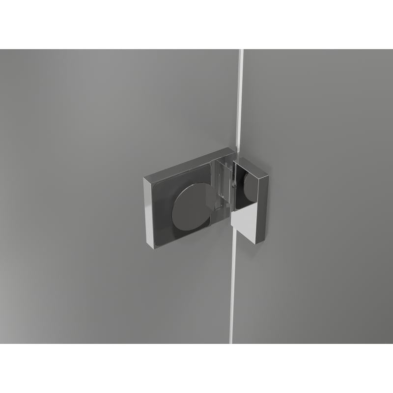 Mexen Lunar-B L drzwi prysznicowe uchylne lewe 145 cm, transparent, chrom - 832SL-145-050-01-00-L