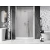 Mexen Lunar-B drzwi prysznicowe uchylne lewe 140 cm, transparent, chrom - 832S-140-050-01-00-L
