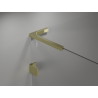 Mexen Lunar-B L drzwi prysznicowe uchylne lewe 110 cm, transparent, złote - 832SL-110-050-50-00-L