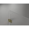 Mexen Lunar-B L drzwi prysznicowe uchylne lewe 125 cm, transparent, złote - 832SL-125-050-50-00-L