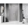 Mexen Lunar-B drzwi prysznicowe uchylne lewe 115 cm, transparent, białe - 832S-115-050-20-00-L