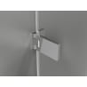 Mexen Lunar-F drzwi prysznicowe składane lewe 115 cm, transparent, chrom - 836S-115-050-01-00-L
