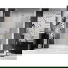 Mexen Lunar-B drzwi prysznicowe uchylne lewe 140 cm, transparent, złote - 832S-140-050-50-00-L