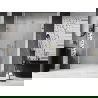 Mexen Lunar-B drzwi prysznicowe uchylne lewe 140 cm, transparent, złote - 832S-140-050-50-00-L