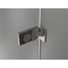 Mexen Lunar-F drzwi prysznicowe składane lewe 150 cm, transparent, chrom - 836S-150-050-01-00-L