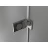 Mexen Lunar-F drzwi prysznicowe składane lewe 150 cm, transparent, chrom - 836S-150-050-01-00-L