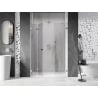 Mexen Lunar-F drzwi prysznicowe składane lewe 150 cm, transparent, chrom - 836S-150-050-01-00-L