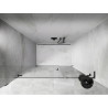Mexen Lunar-B L drzwi prysznicowe uchylne lewe 120 cm, transparent, gun gray szczotkowany - 832SL-120-050-66-00-L