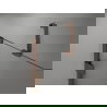 Mexen Lunar-F drzwi prysznicowe składane lewe 110 cm, transparent, różowe złoto - 836S-110-050-60-00-L