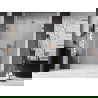 Mexen Lunar-B drzwi prysznicowe uchylne lewe 125 cm, transparent, różowe złoto - 832S-125-050-60-00-L