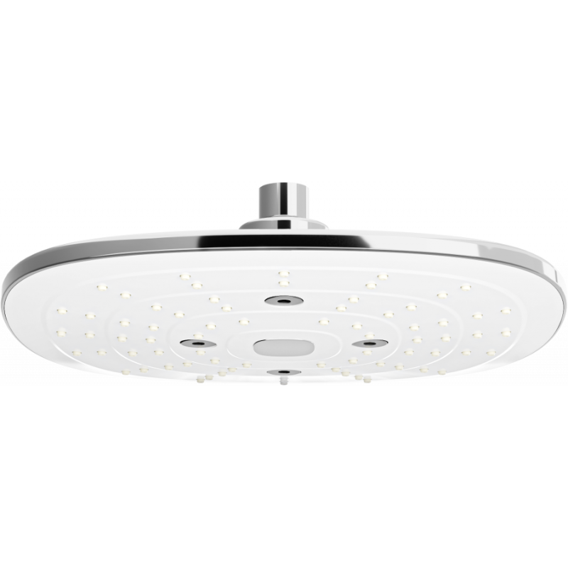 Mexen D-17 deszczownica 24x24 cm, chrom/biała - 79717-02