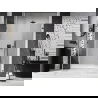 Mexen Lunar-B drzwi prysznicowe uchylne lewe 135 cm, transparent, gun gray szczotkowany - 832S-135-050-66-00-L