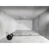 Mexen Lunar-F drzwi prysznicowe składane prawe 115 cm, transparent, białe - 836S-115-050-20-00-P