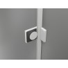 Mexen Lunar-F drzwi prysznicowe składane prawe 120 cm, transparent, białe - 836S-120-050-20-00-P