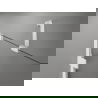 Mexen Lunar-F drzwi prysznicowe składane prawe 150 cm, transparent, białe - 836S-150-050-20-00-P