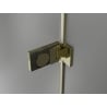 Mexen Lunar-F drzwi prysznicowe składane prawe 110 cm, transparent, złote - 836S-110-050-50-00-P