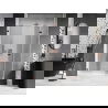 Mexen Lunar-F drzwi prysznicowe składane prawe 150 cm, transparent, różowe złoto - 836S-150-050-60-00-P
