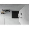 Mexen Flat brodzik kwadratowy slim 70 x 70 cm, czarny, syfon czarny - 40707070B