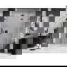 Mexen Lunar-F drzwi prysznicowe składane prawe 125 cm, transparent, gun gray szczotkowany - 836S-125-050-66-00-P