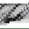 Mexen Lunar-B drzwi prysznicowe uchylne lewe 130 cm, transparent, gun metal - 832S-130-050-95-00-L