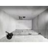 Mexen Lunar-F drzwi prysznicowe składane prawe 135 cm, transparent, gun metal - 836S-135-050-95-00-P