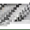 Mexen Lunar-B drzwi prysznicowe uchylne lewe 135 cm, transparent, nikiel szczotkowany - 832S-135-050-97-00-L