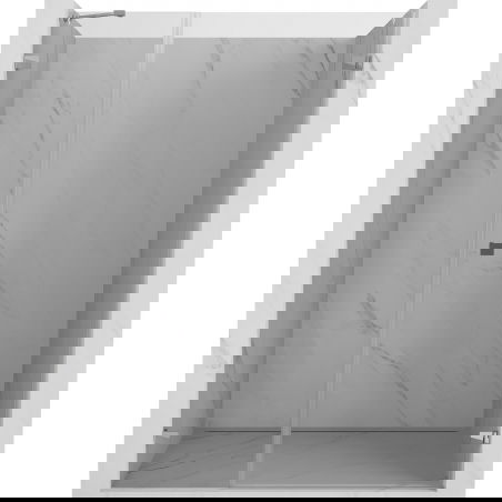 Mexen Lunar-B drzwi prysznicowe uchylne prawe 115 cm, transparent, chrom - 832S-115-050-01-00-P
