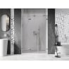 Mexen Lunar-F L drzwi prysznicowe składane lewe 130 cm, transparent, chrom - 836SL-130-050-01-00-L