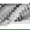 Mexen Lunar-F L drzwi prysznicowe składane lewe 135 cm, transparent, chrom - 836SL-135-050-01-00-L