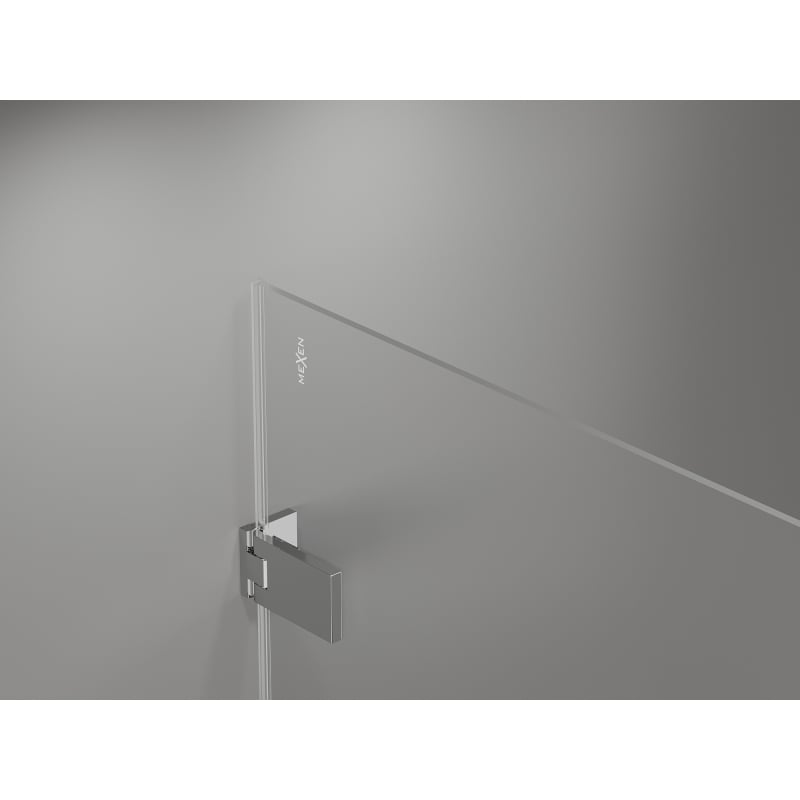 Mexen Lunar-F L drzwi prysznicowe składane lewe 145 cm, transparent, chrom - 836SL-145-050-01-00-L