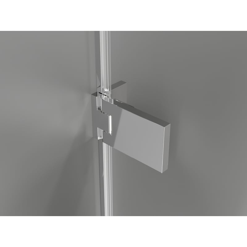 Mexen Lunar-F L drzwi prysznicowe składane lewe 145 cm, transparent, chrom - 836SL-145-050-01-00-L