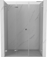 Mexen Lunar-F L drzwi prysznicowe składane lewe 145 cm, transparent, chrom - 836SL-145-050-01-00-L