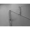 Mexen Lunar-B drzwi prysznicowe uchylne prawe 130 cm, transparent, chrom - 832S-130-050-01-00-P