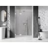 Mexen Lunar-F L drzwi prysznicowe składane lewe 140 cm, transparent, białe - 836SL-140-050-20-00-L