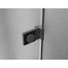 Mexen Lunar-B L drzwi prysznicowe uchylne lewe 125 cm, transparent, gun metal - 832SL-125-050-95-00-L