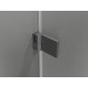 Mexen Lunar-B L drzwi prysznicowe uchylne lewe 135 cm, transparent, gun metal - 832SL-135-050-95-00-L