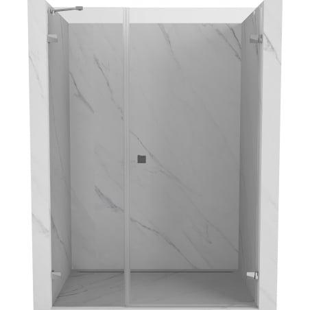 Mexen Lunar-B drzwi prysznicowe uchylne prawe 140 cm, transparent, chrom - 832S-140-050-01-00-P