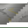 Mexen Lunar-F L drzwi prysznicowe składane lewe 140 cm, transparent, złote - 836SL-140-050-50-00-L