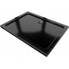 Mexen Flat brodzik prostokątny slim 130 x 90 cm, czarny, syfon czarny - 40709013B