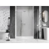Mexen Lunar-B drzwi prysznicowe uchylne prawe 110 cm, transparent, białe - 832S-110-050-20-00-P