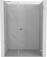 Mexen Lunar-B L drzwi prysznicowe uchylne prawe 120 cm, transparent, chrom - 832SL-120-050-01-00-P