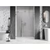 Mexen Lunar-B L drzwi prysznicowe uchylne prawe 120 cm, transparent, chrom - 832SL-120-050-01-00-P