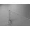 Mexen Lunar-B L drzwi prysznicowe uchylne prawe 130 cm, transparent, chrom - 832SL-130-050-01-00-P