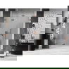 Mexen Lunar-F L drzwi prysznicowe składane lewe 110 cm, transparent, różowe złoto - 836SL-110-050-60-00-L