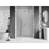 Mexen Lunar-B L drzwi prysznicowe uchylne prawe 120 cm, transparent, białe - 832SL-120-050-20-00-P