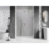 Mexen Lunar-B L drzwi prysznicowe uchylne prawe 120 cm, transparent, białe - 832SL-120-050-20-00-P