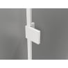 Mexen Lunar-B drzwi prysznicowe uchylne prawe 130 cm, transparent, białe - 832S-130-050-20-00-P