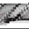 Mexen Lunar-F L drzwi prysznicowe składane lewe 140 cm, transparent, różowe złoto - 836SL-140-050-60-00-L